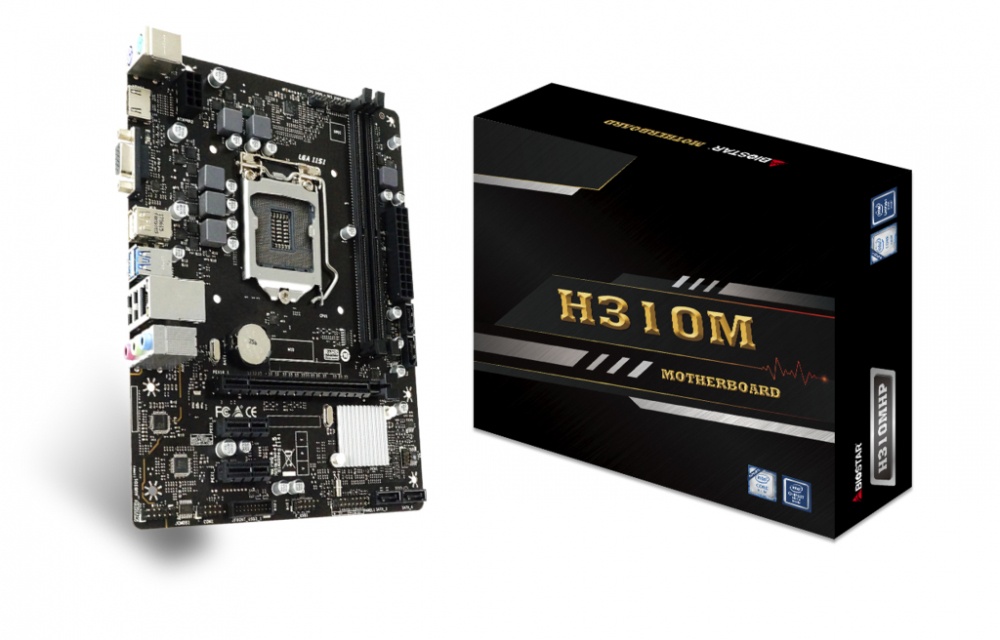Mb Biostar H310Mhp 1151 2Ddr4 32Gb 1866 A 2666Mhz M.2 Sata Pcie 3.0 H310Mhp