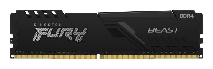 Ram Dimm Kingston Fury Beast 16Gb Ddr4 3733Mhz Cl19 Negro 1Gx8 Kf437C19Bb1 16