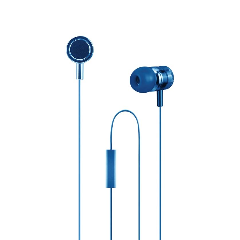 Audifonos Con Microfono Naceb Electric 20Mhz 20Khz 3.5Mm Azul Na 0305A