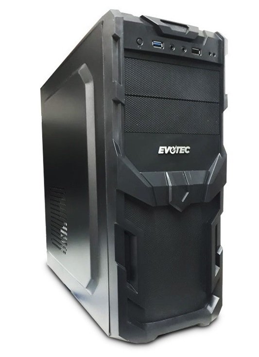 Gab Evotec Atx Micro Mini Torre Usb Con Fuente 600W Kabul Negro Ev 1005