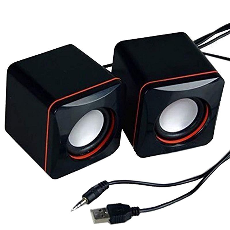 Bocina Manhattan 2.0 Serie 2600 Usb Alambrica Negro 161435