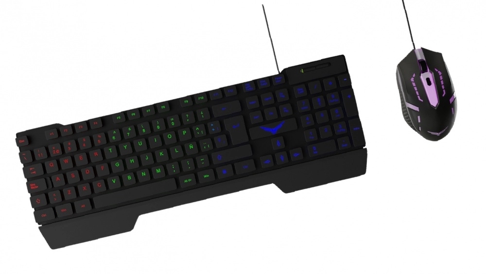 Kit Teclado Y Mouse Naceb Fallen Alambrico Gamer Retroiluminado Na 0951