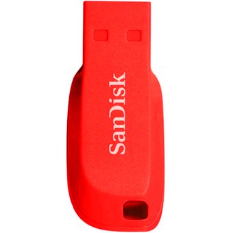 [SDCZ50-032G-G35R] Memoria Usb Sandisk Cruzer Blade 32Gb Usb 2.0 Roja Sdcz50C 032G G35R
