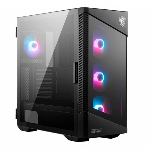 [MPG VELOX 100R] Gab Msi Velox 100R Media Torre Cristal Templado 4Fans Argb Soporte Riser Mpg Velox 100R