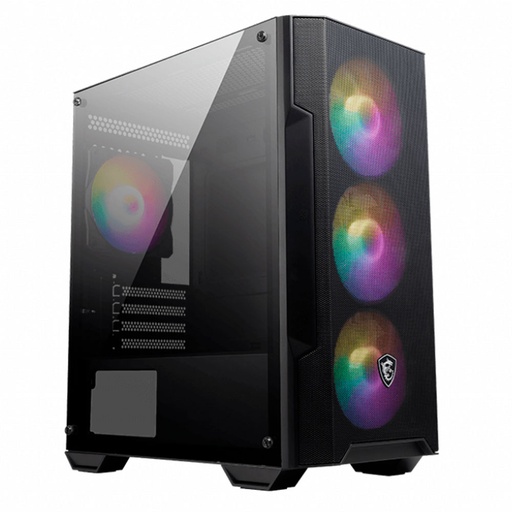 [MAG FORGE M100A] Gab Msi Forge M100A Mini Torre Micro Atx 4 Fans Auto Rgb Mag Forge M100A