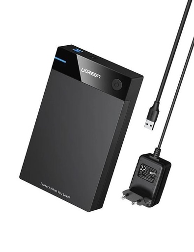 [50423] Caja De Disco Duro Ugreen Us222 Usb 3.0 Sata Iii 3.5"