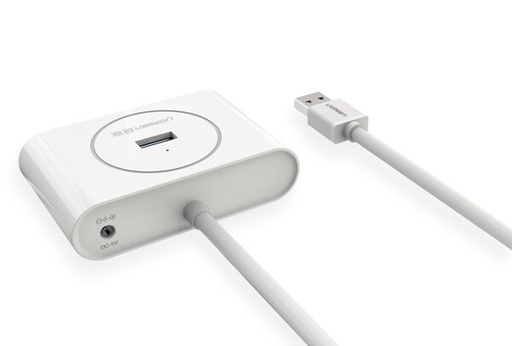 [20283] Hub Ugreen Cr113 4 Puertos Usb 3.0,1M,Blanco