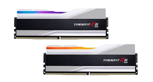 [F5-6000J3636F16GX2-TZ5RS] Memoria Ddr5 Gskill Trident Z 2X16Gb 6000 Mhz Rgb Silver Timing 36-36-36-96