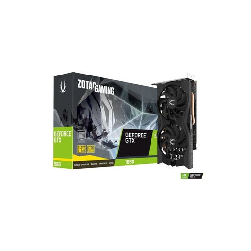 [ZT-T16600M-10M] Tarjeta De Video Zotac Zt-T16600M-10M Gtx 1660 Mini 6Gb Gddr5 192Bit Dp*3 Hdmi*1