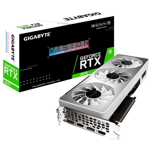 [GV-N3070VISION OC-8GD] Tarjeta De Video Gigabyte Gv-N3070Vision Oc-8Gdrtx 3070 8Gb Gddr6 Atx 2*Hdmi