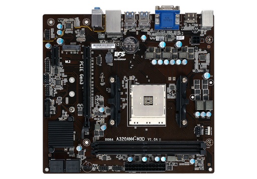 [A320AM4-M3D V1.0A] Tarjeta Madre Ecs Elitegroup A320Am4-M3D V1.0A Socket Am4, , 1 M.2