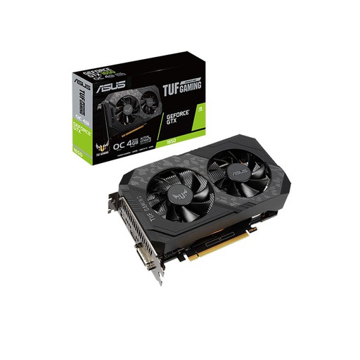 [TUF-GTX1650-O4GD6-P-GAMIN] Tarjeta De Video Asus Tuf-Gtx1650-O4Gd6-P-Gaming Gddr6 128Bit Pci-E 3.0 Dvi-D Dp1.4 Dual Fan