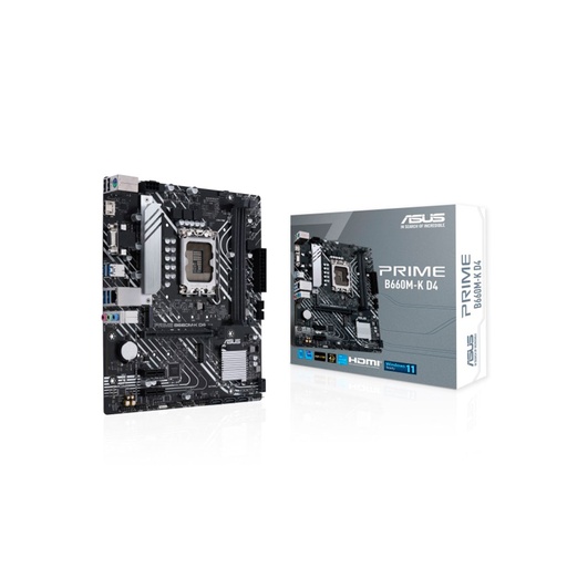 [PRIMEB660M-KD4] Tarjeta Madre Asus Prime B660M-K Dpci-E 4.0 1*Rgb Micro Atx