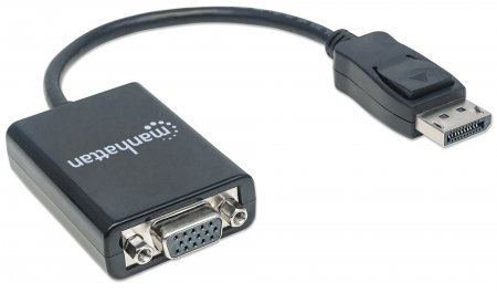 [151962] Adaptador Manhattan Convertidor Puerto Display A 1080P Hd15 Negro M H 151962