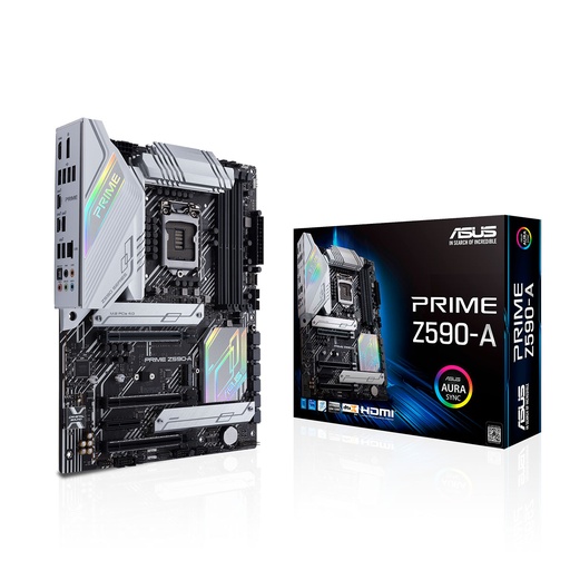 [PRIME Z590-A] Tarjeta Madre Asus Prime Z590-A Socket 1200 11A Hdmi2.0 Dp1.4 Pci-E 4.0 3*M.2 Atx