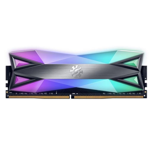 [AX4U32008G16A-ST60] Ram Dimm Adata Xpg D60 8Gb 3200Mhz Disipador Titanio Rgb Ax4U32008G16A St60