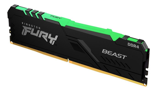 [KF432C16BBA/16] Ram Dimm Kingston Fury Beast 16Gb 3200Mhz Cl16 Negro Rgb Kf432C16Bba 16