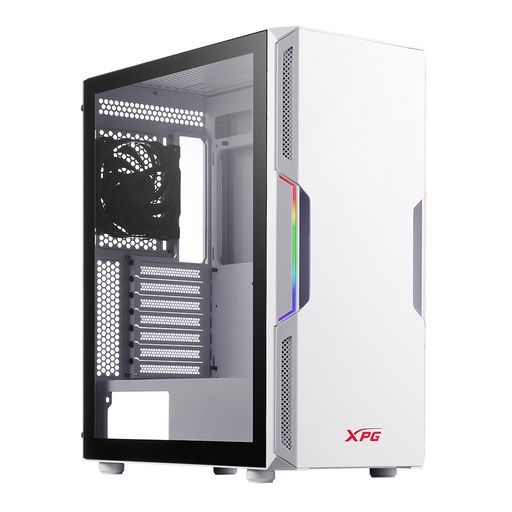 [STARKER-WHCWW] Gab Gamer Adata Xpg Starker Media Torre Vidrio Templado Blanco