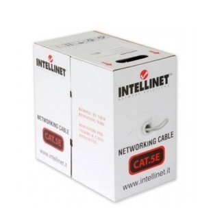 [362320] Bobina Cable Utp Intellinet De Red Cat5E Cca Rollo 305M Solida Gris 362320
