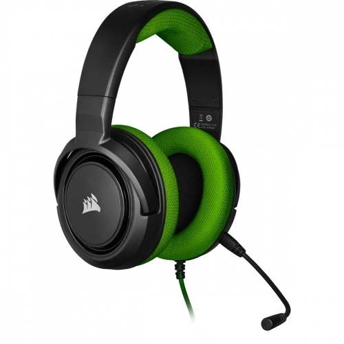 [CA-9011197-NA] Diadema Corsair Alambrico Hs35 3.5Mm Analog 20Hz Micro Extraible Verde Ca 9011197 Na